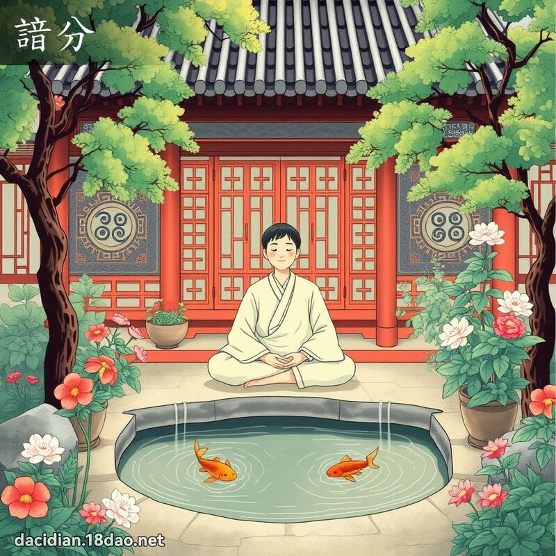 諳分 - 国语大辞典配图