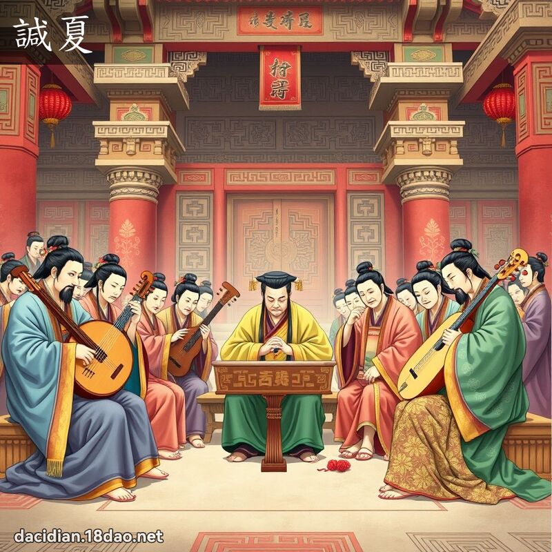 諴夏 - 國語大辭典配圖