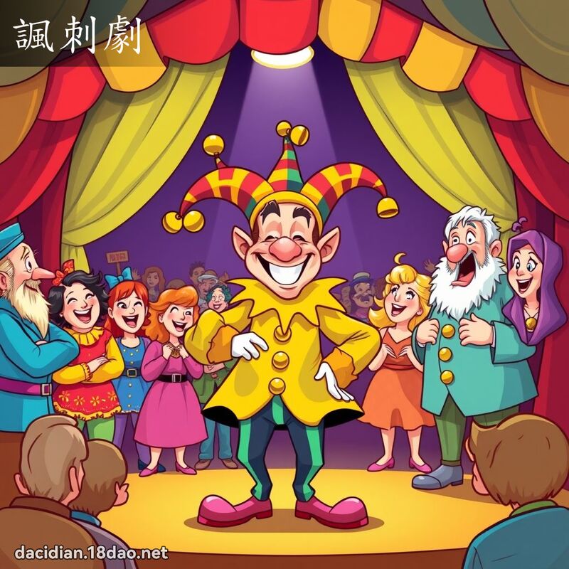 讽刺剧 - 国语大辞典配图