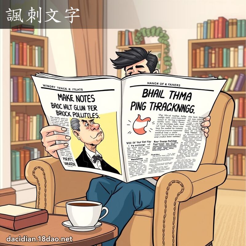諷刺文字 - 國語大辭典配圖