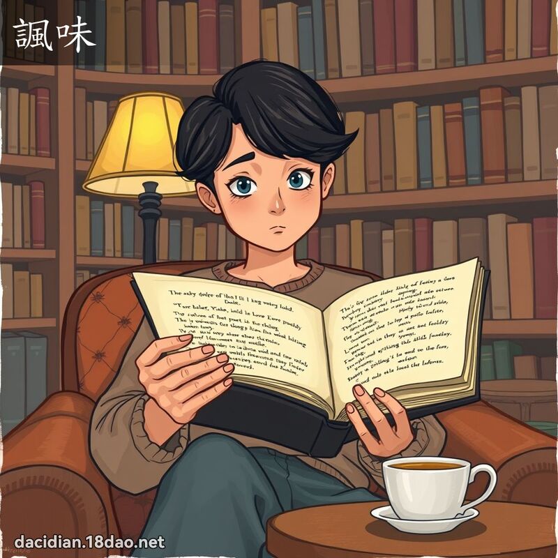 諷味 - 國語大辭典配圖