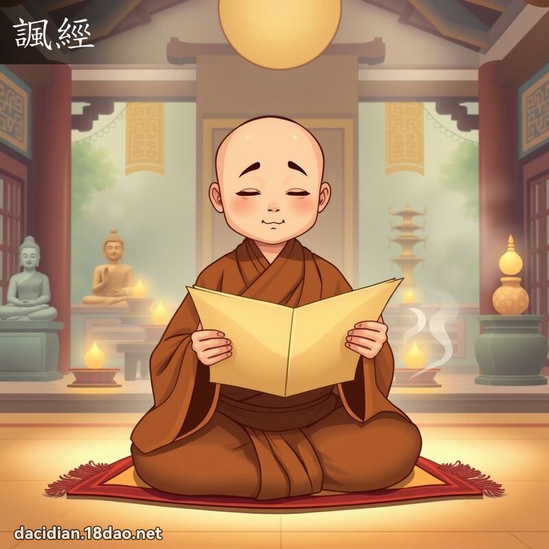讽经 - 国语大辞典配图