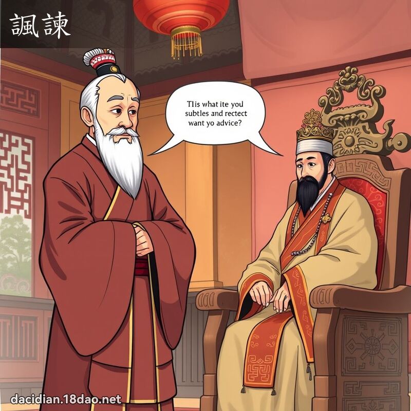諷諫 - 國語大辭典配圖