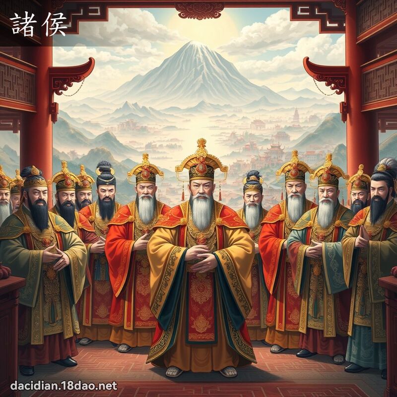 诸侯 - 国语大辞典配图