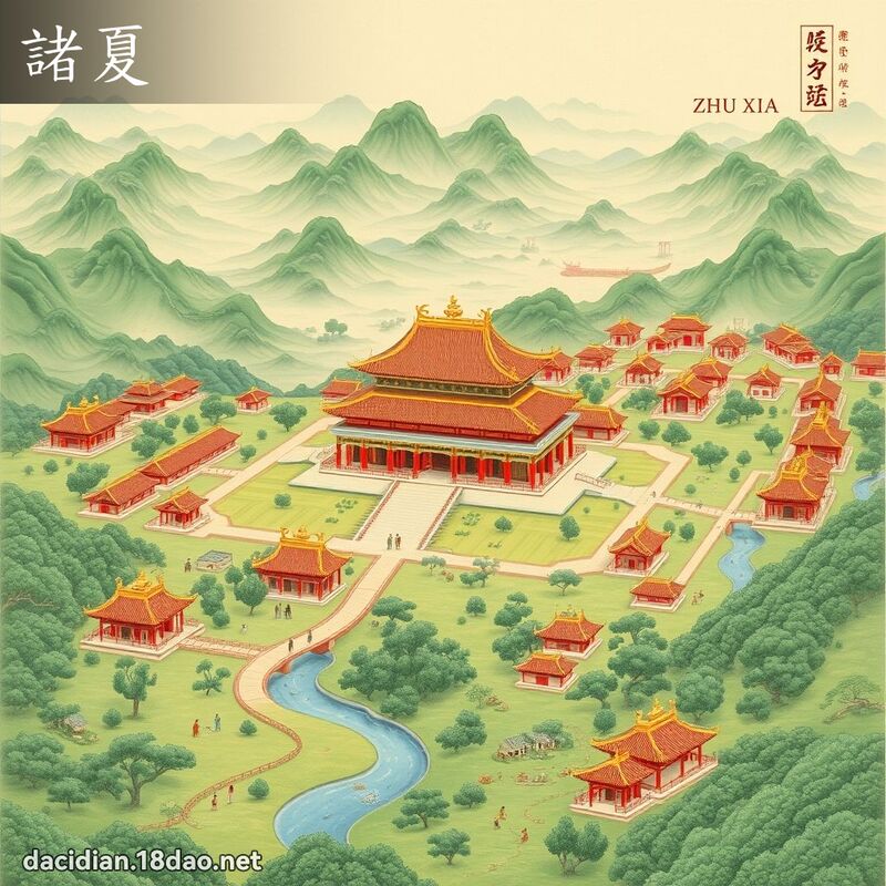 諸夏 - 國語大辭典配圖
