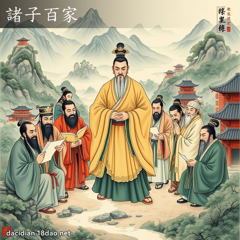 諸子百家 - 國語大辭典配圖