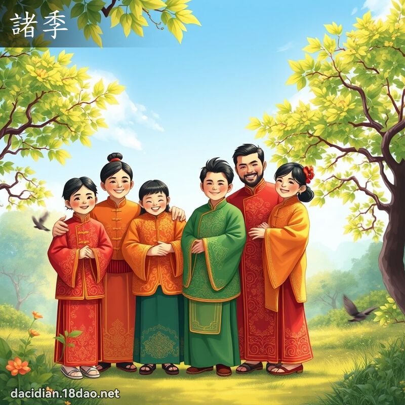 諸季 - 國語大辭典配圖