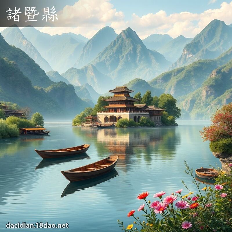 諸暨縣 - 國語大辭典配圖