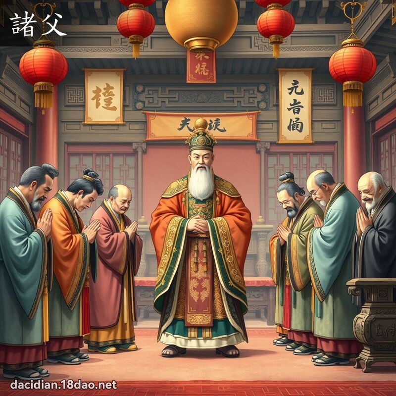 諸父 - 國語大辭典配圖