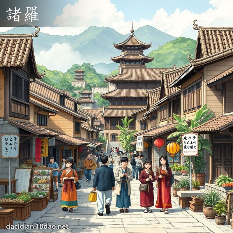 諸羅 - 國語大辭典配圖