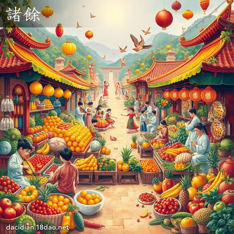 诸余 - 国语大辞典配图
