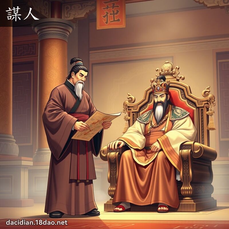 謀人 - 國語大辭典配圖