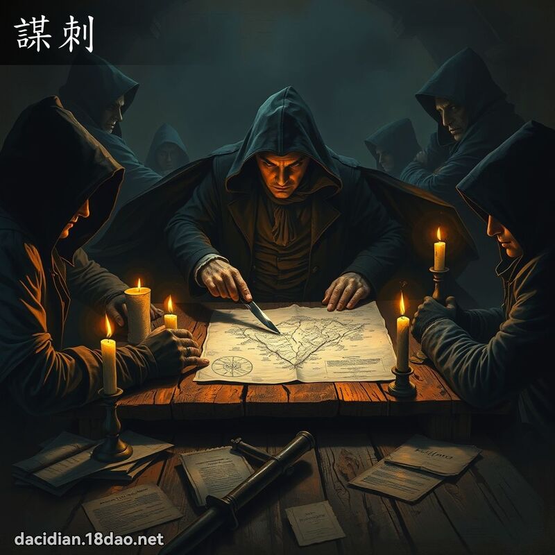 谋刺 - 国语大辞典配图