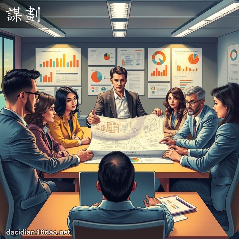 谋划 - 国语大辞典配图