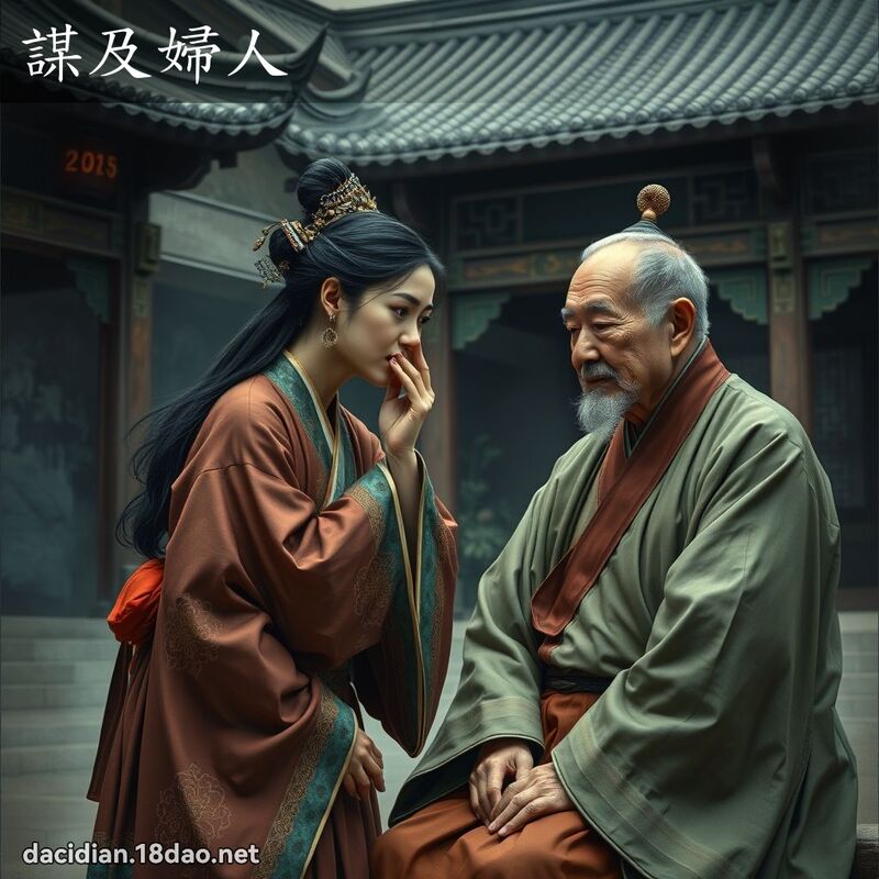 謀及婦人 - 國語大辭典配圖