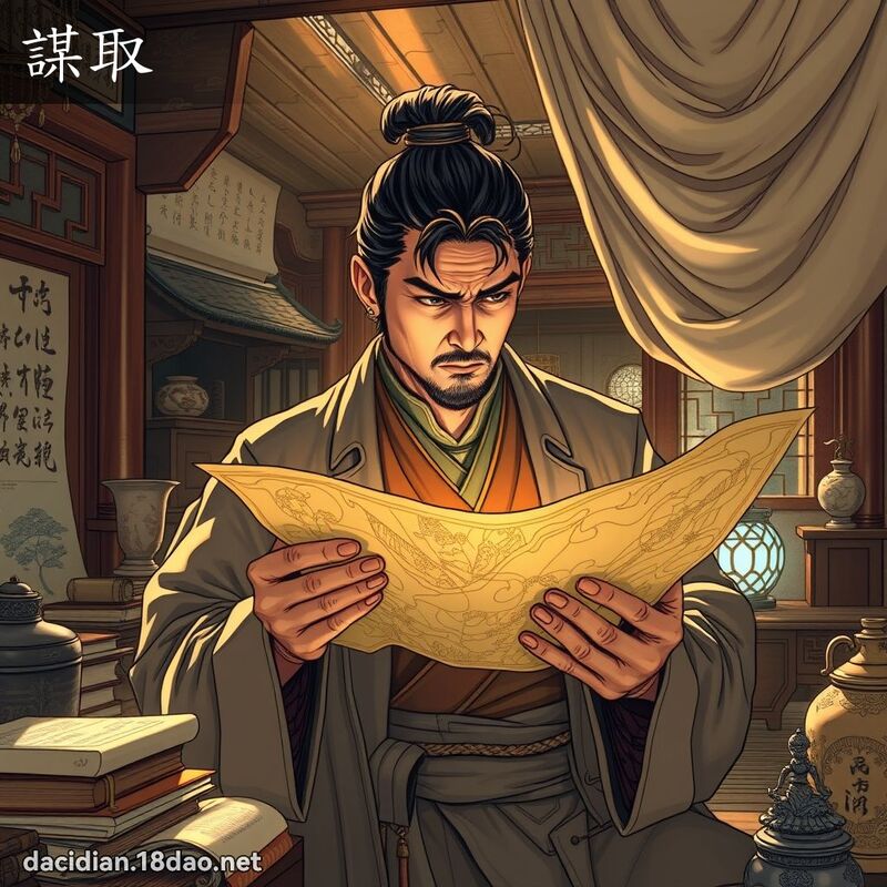謀取 - 國語大辭典配圖