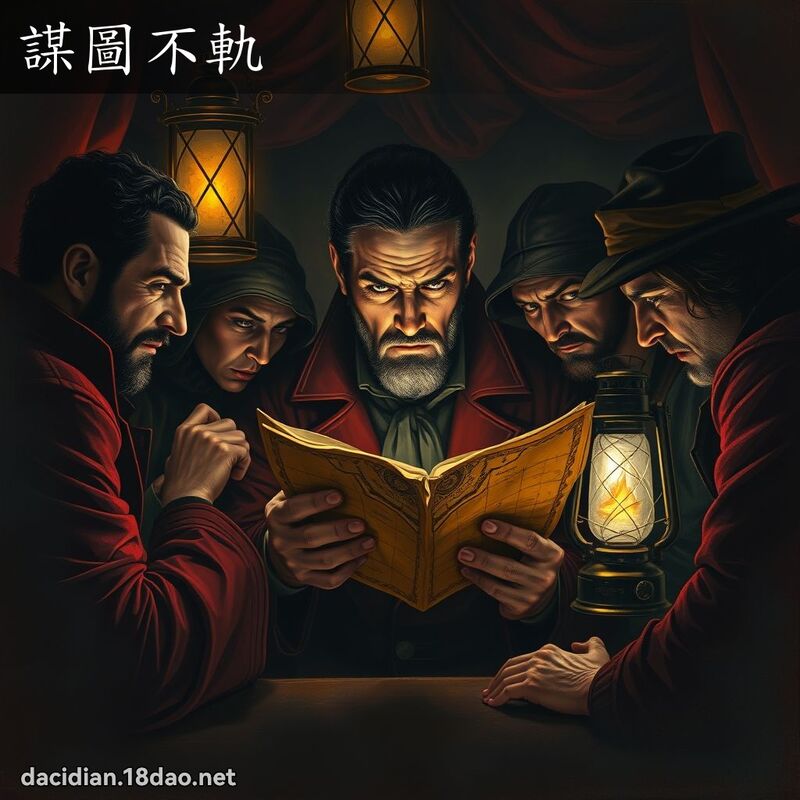 谋图不轨 - 国语大辞典配图