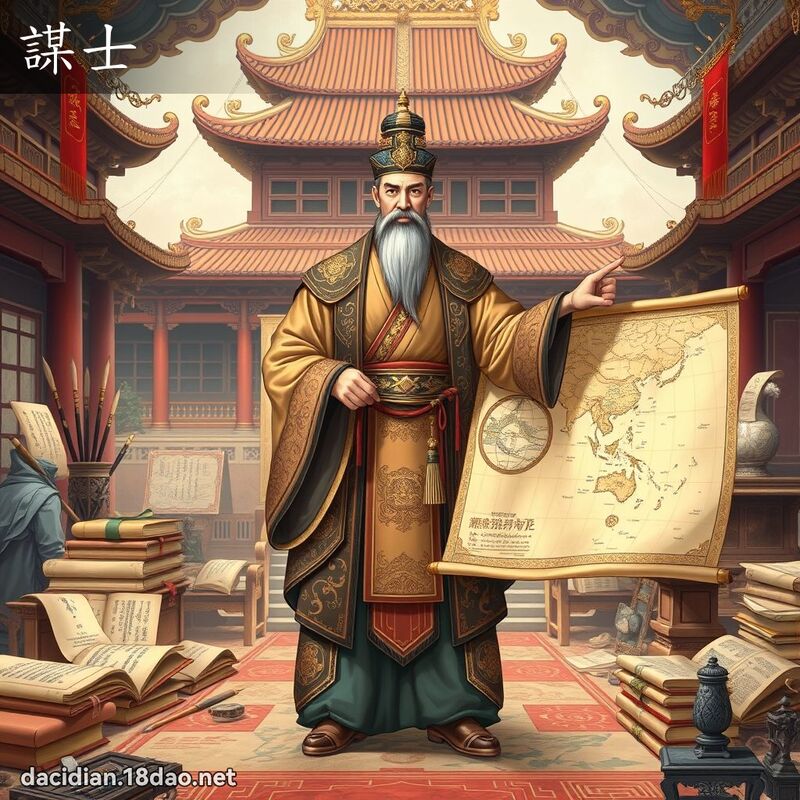 謀士 - 國語大辭典配圖