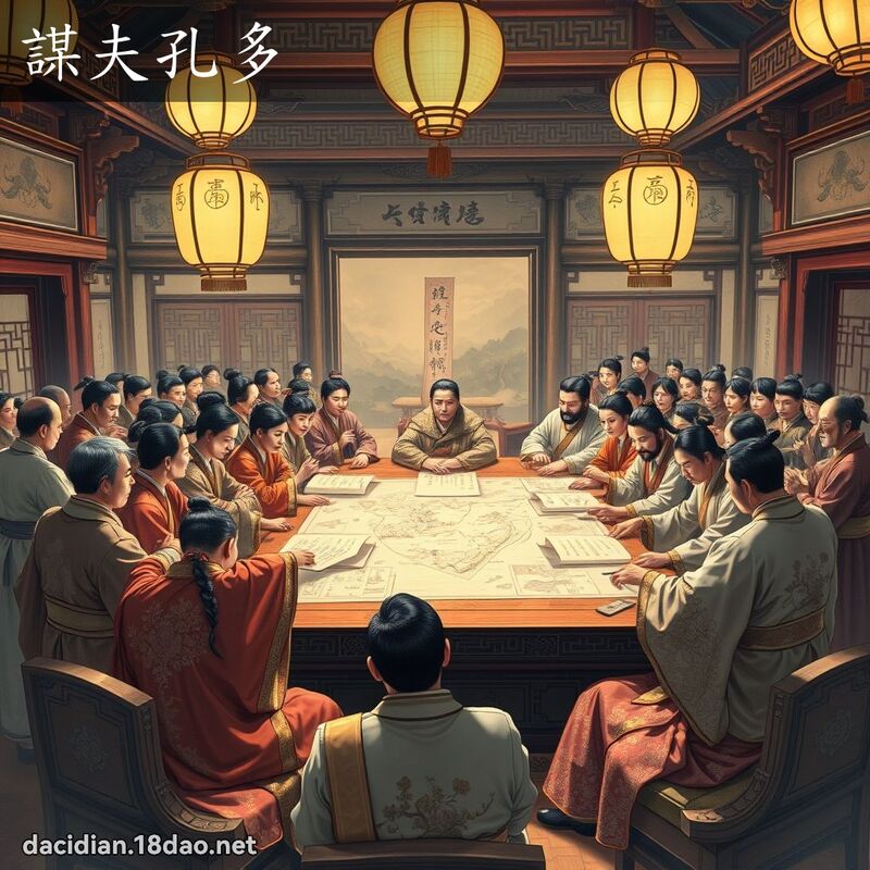 謀夫孔多 - 國語大辭典配圖