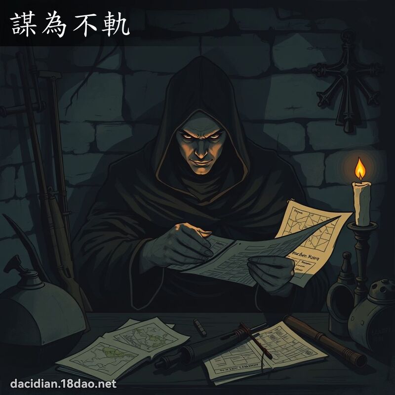 谋为不轨 - 国语大辞典配图