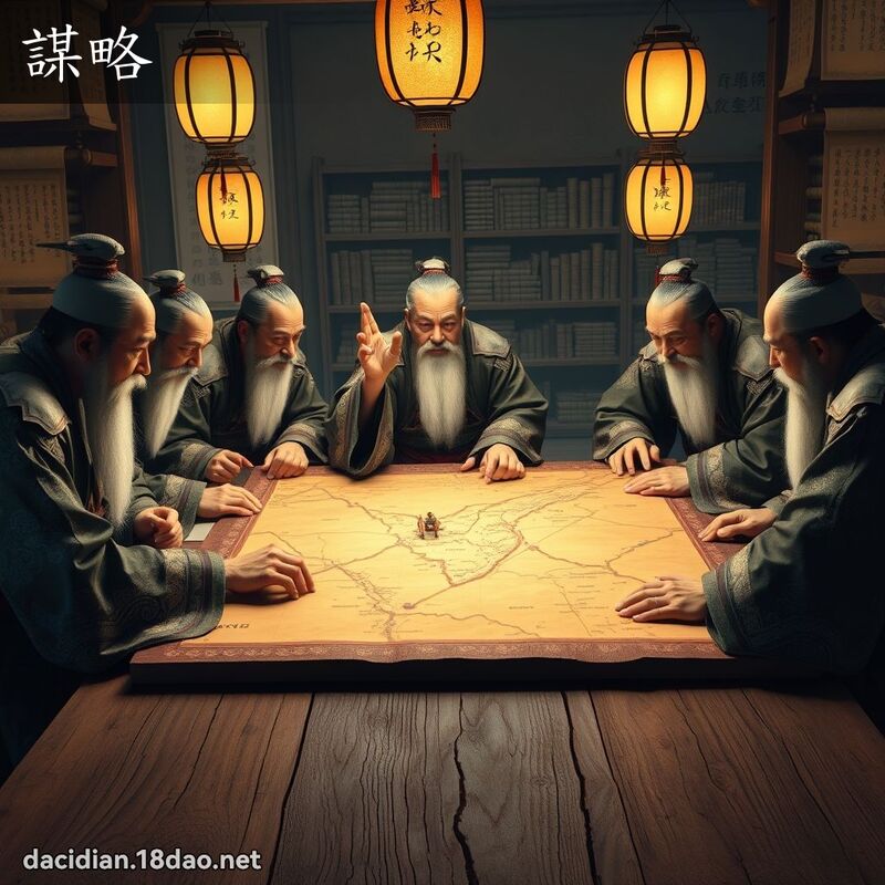谋略 - 国语大辞典配图