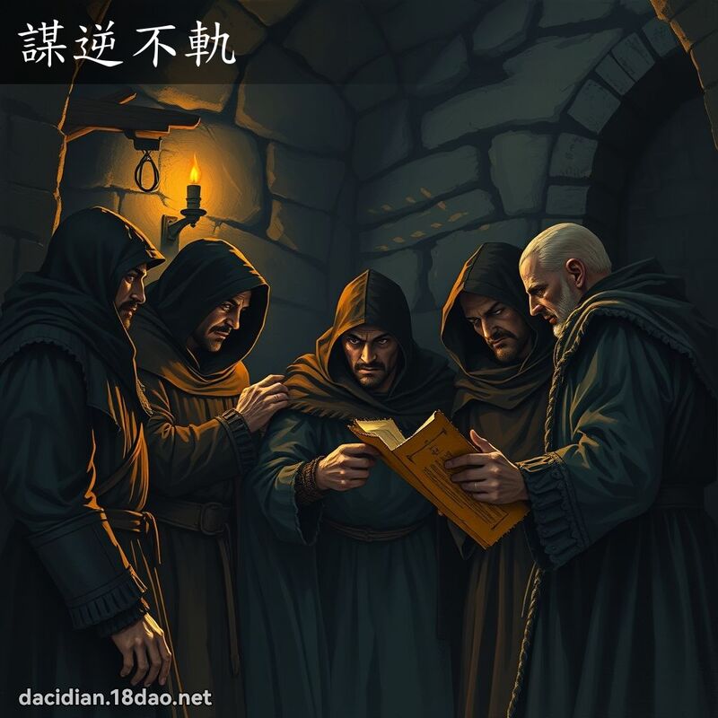 谋逆不轨 - 国语大辞典配图