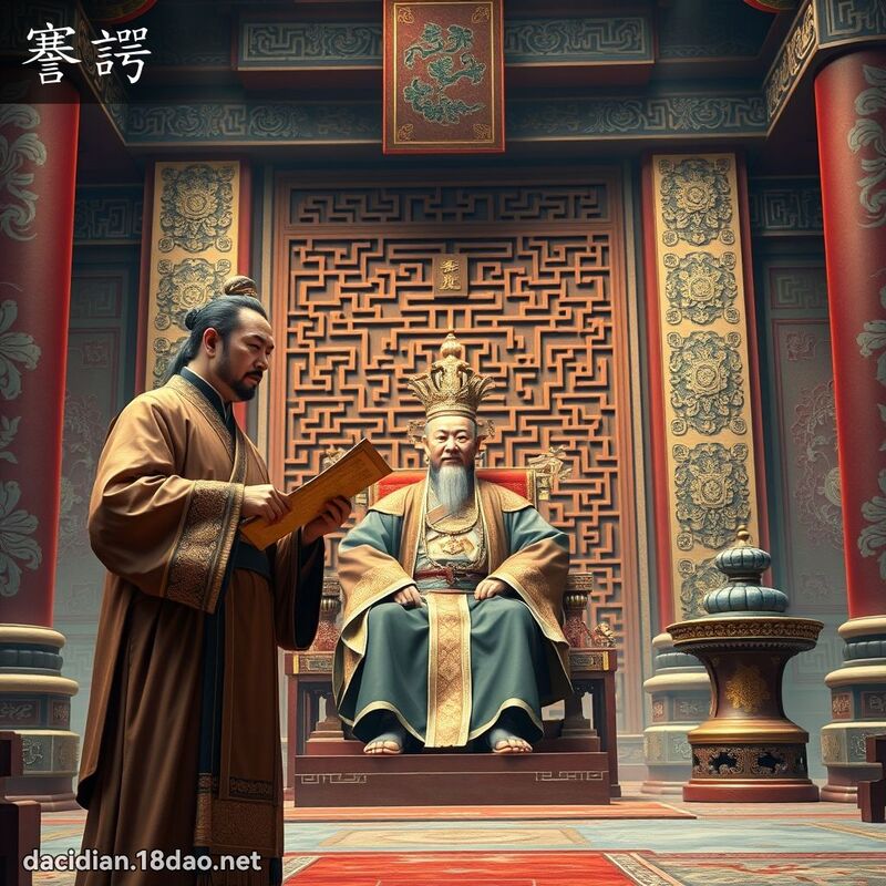謇諤 - 國語大辭典配圖