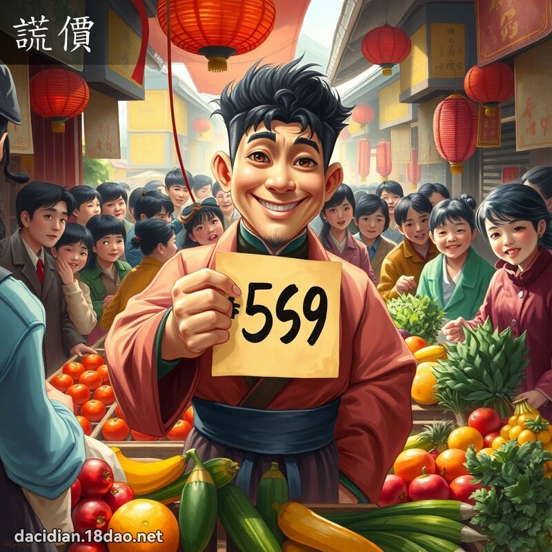 谎价 - 国语大辞典配图