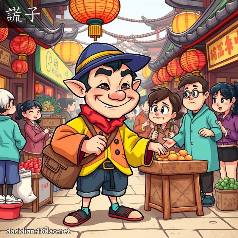 謊子 - 國語大辭典配圖
