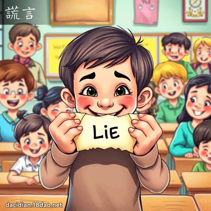 谎言 - 国语大辞典配图