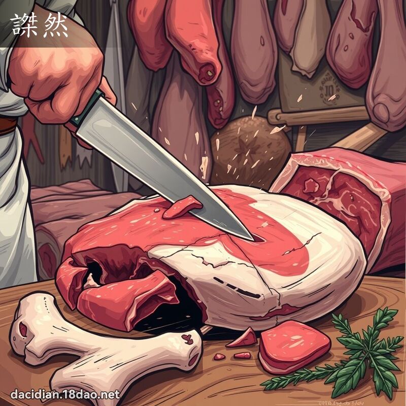 謋然 - 國語大辭典配圖