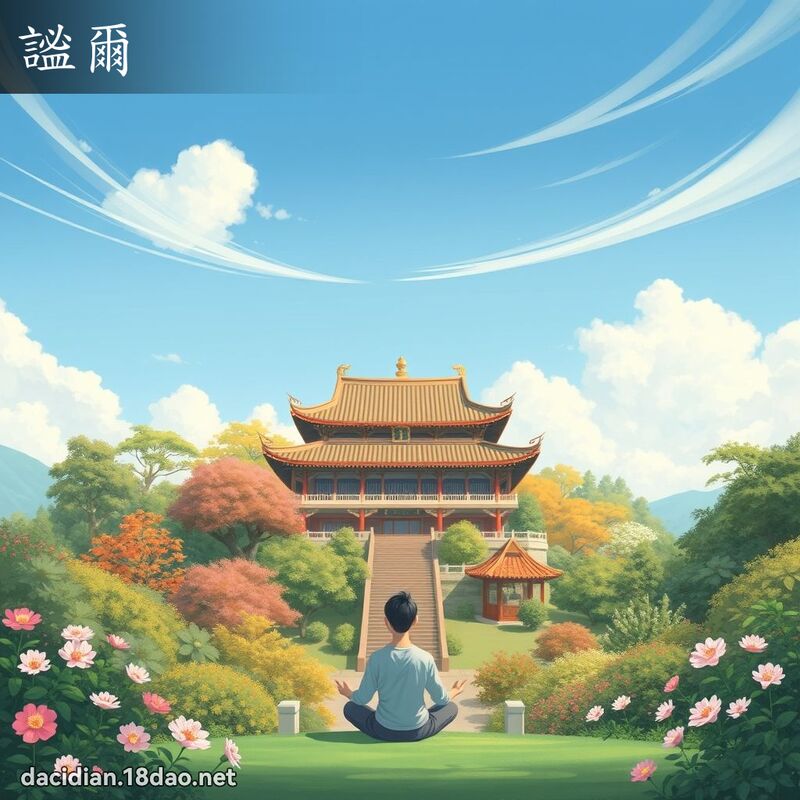 謐尔 - 国语大辞典配图