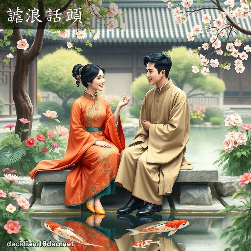 謔浪话头 - 国语大辞典配图