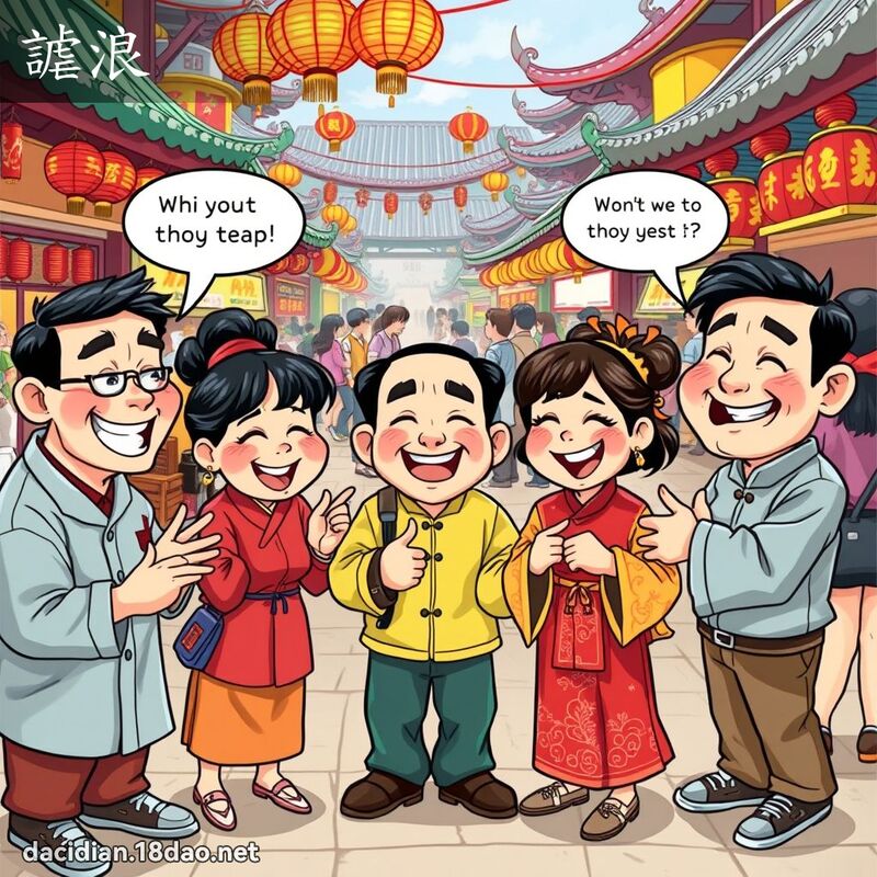 謔浪 - 國語大辭典配圖