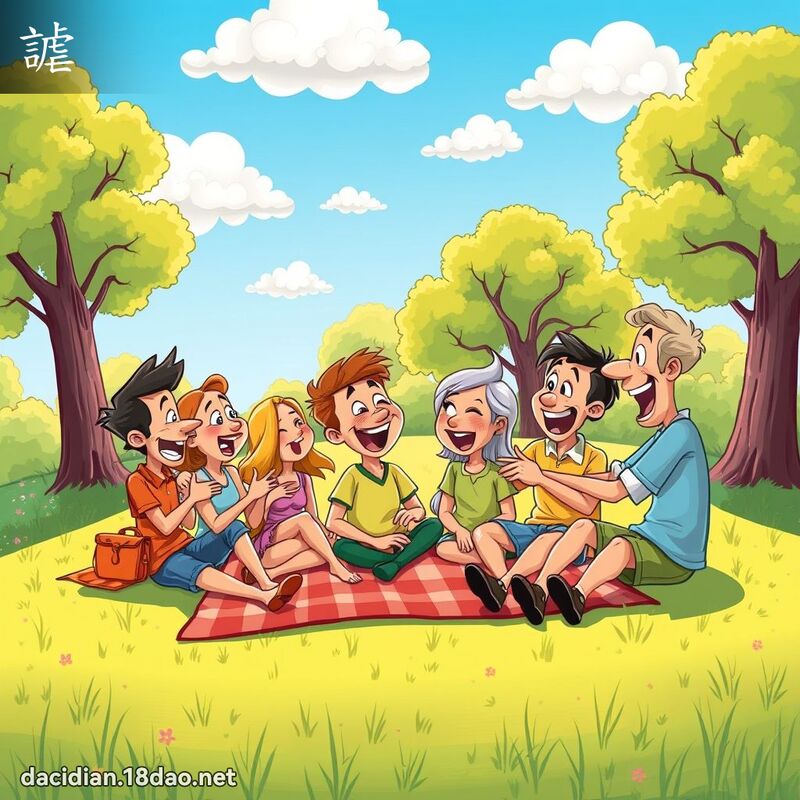 謔 - 國語大辭典配圖