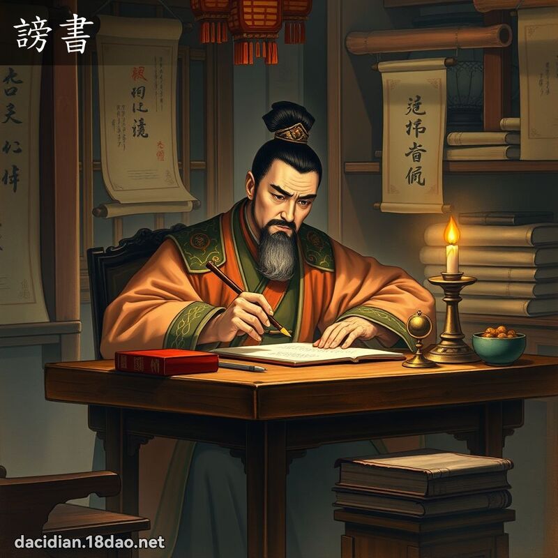 謗書 - 國語大辭典配圖