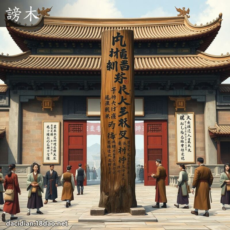 謗木 - 國語大辭典配圖
