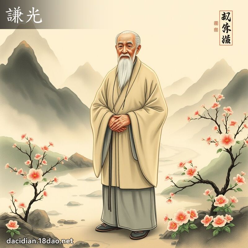 谦光 - 国语大辞典配图