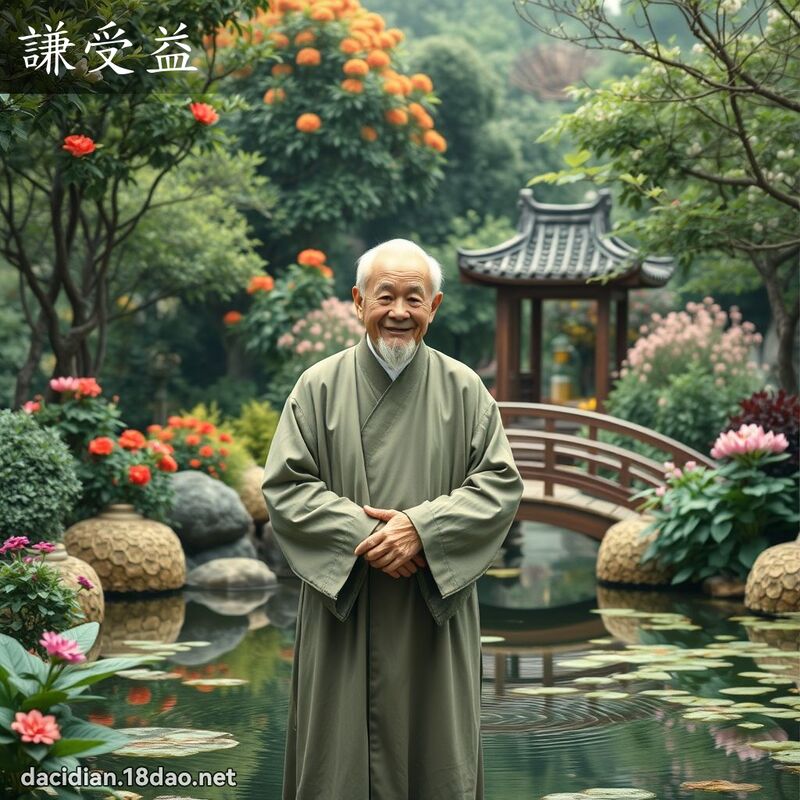 谦受益 - 国语大辞典配图