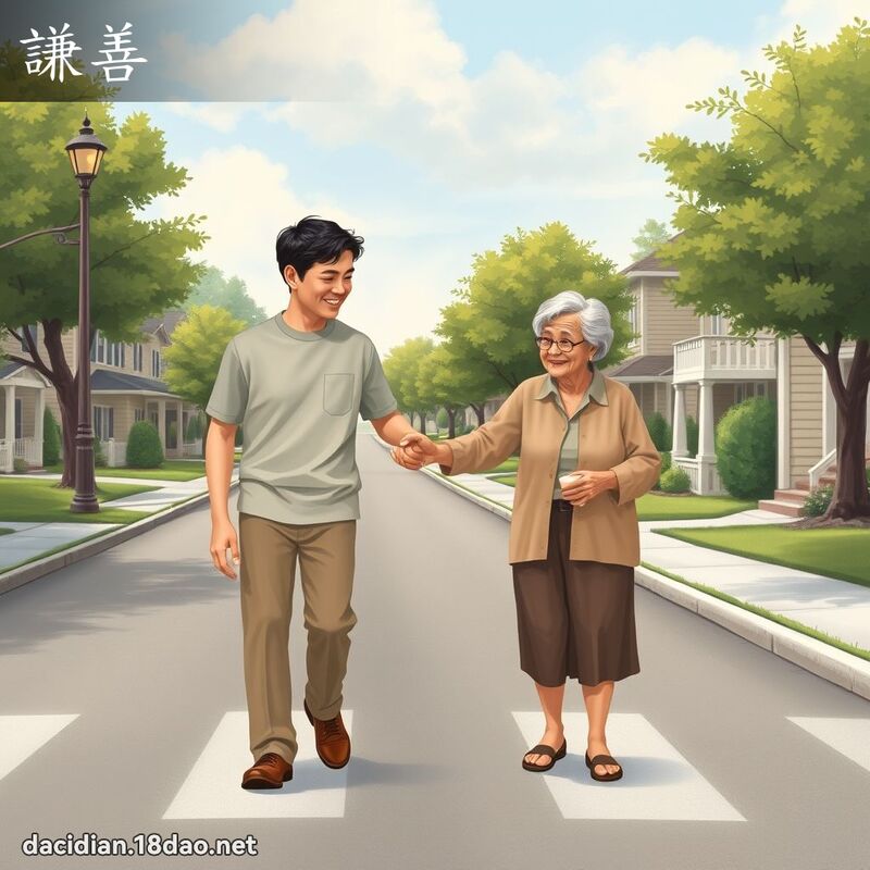 谦善 - 国语大辞典配图