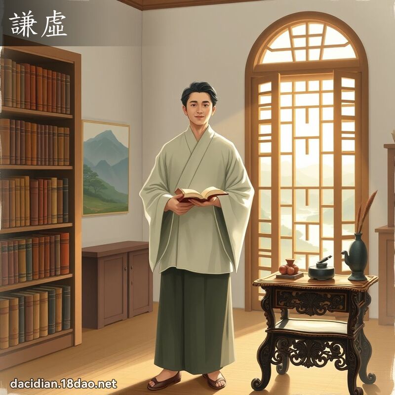 謙虛 - 國語大辭典配圖