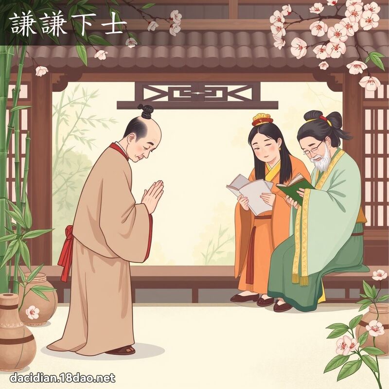 謙謙下士 - 國語大辭典配圖