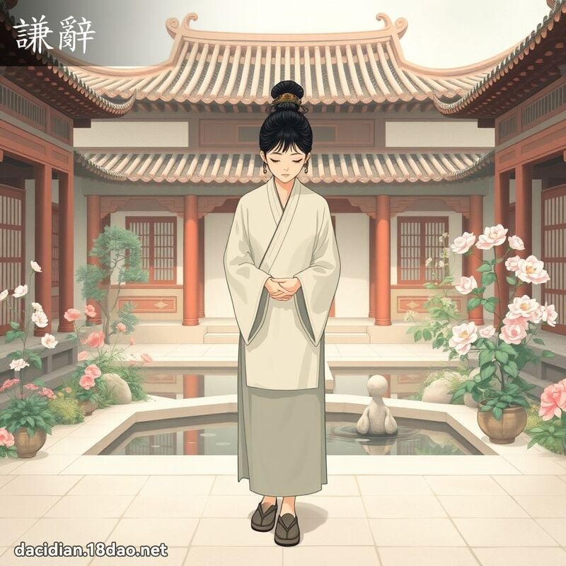 谦辞 - 国语大辞典配图