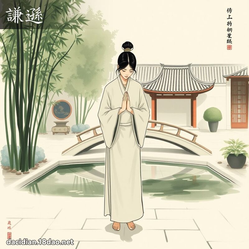 謙遜 - 國語大辭典配圖