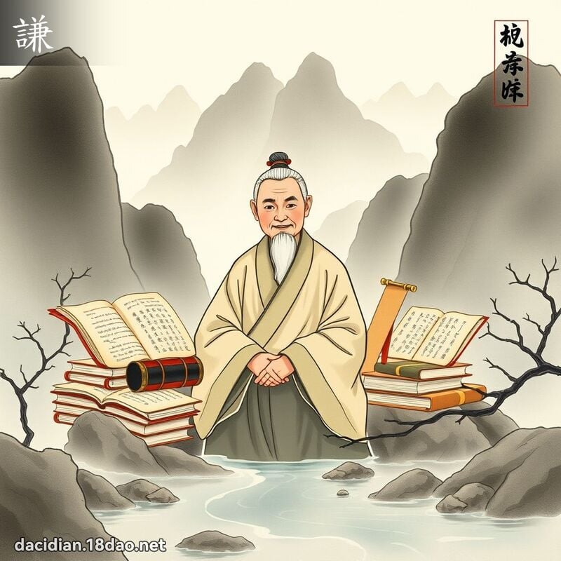 漢字: 謙 (多音字)