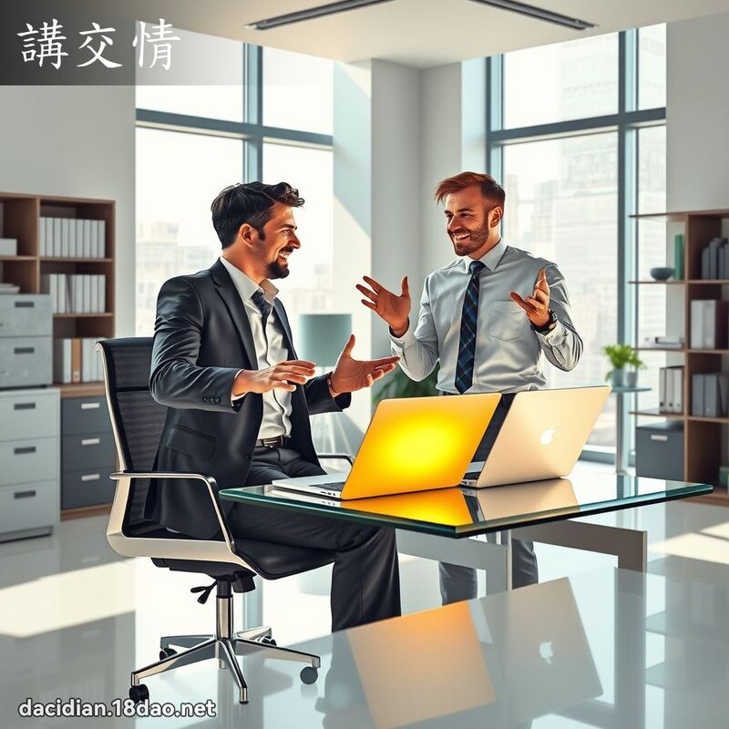 講交情 - 國語大辭典配圖