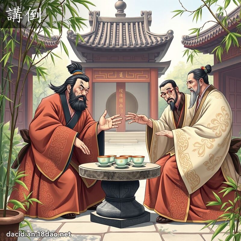 讲倒 - 国语大辞典配图
