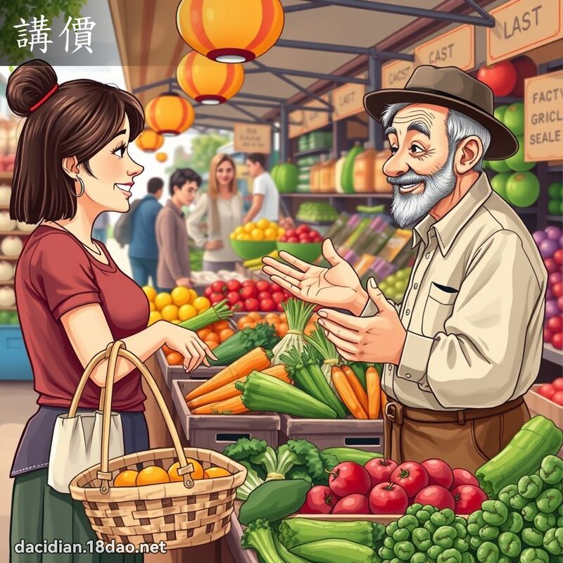 讲价 - 国语大辞典配图