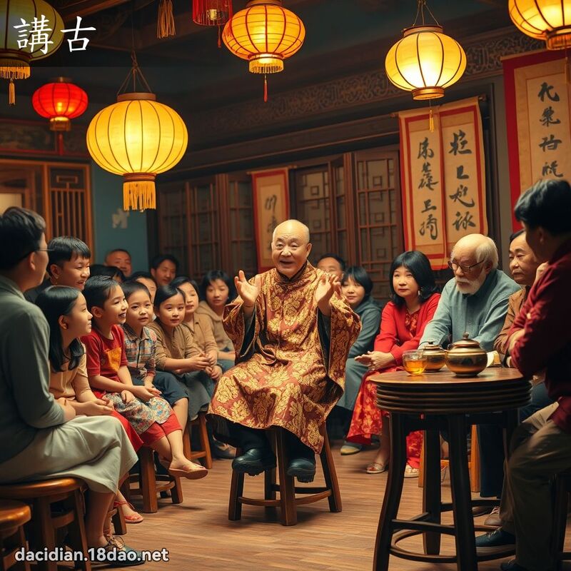 讲古 - 国语大辞典配图