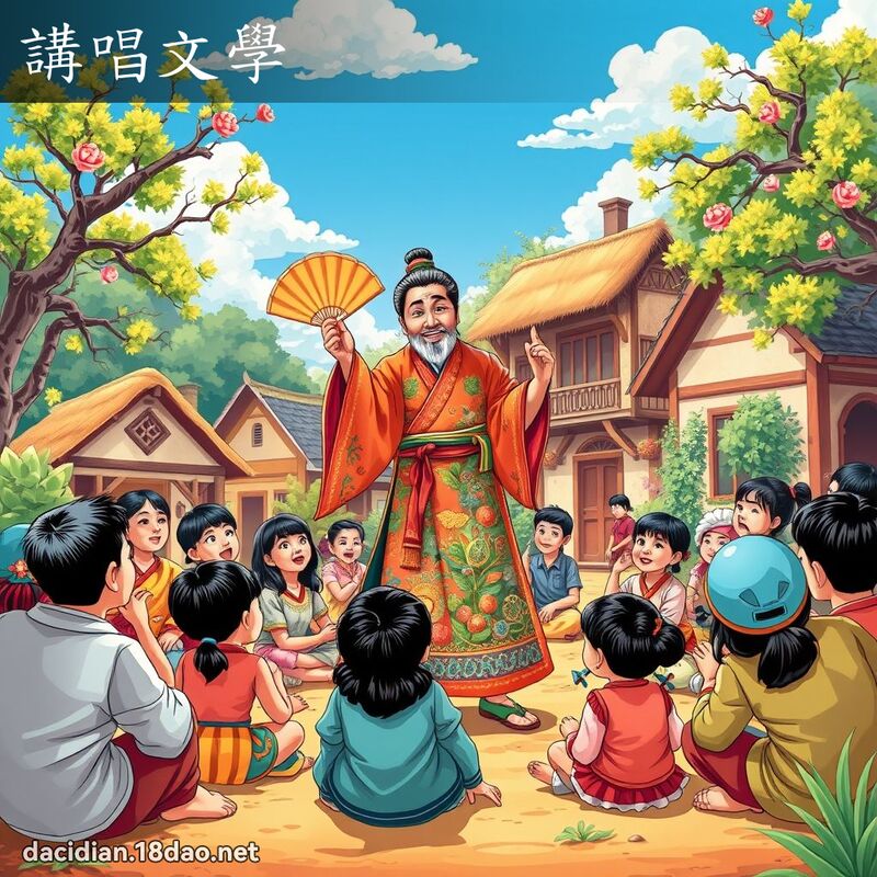 講唱文學 - 國語大辭典配圖